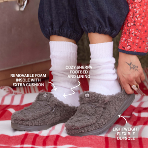 wendy slipper granite grey