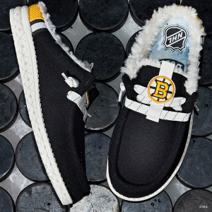 nhl® boston bruins® wally slip black/yellow