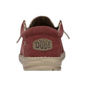 wally braided pompeian red