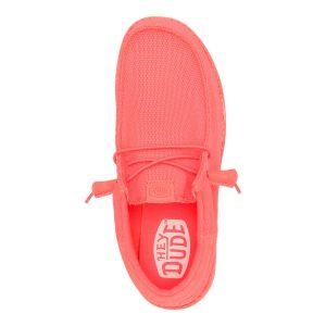 wally funk mono fiery coral