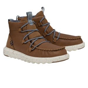reyes boot leather tobacco brown