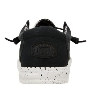 wally stretch canvas black/white