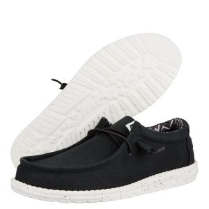 wally stretch canvas black/white