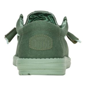 wally stretch canvas duck green/iceberg green