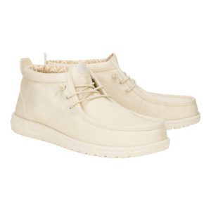 wally mid stretch canvas bone white