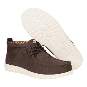 wally mid stretch canvas brown