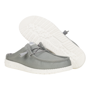 wally slip stretch canvas grey