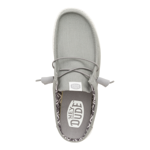 wally slip stretch canvas grey
