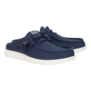 wally slip stretch canvas navy