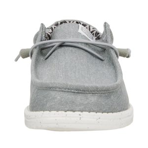 wally stretch canvas wide light grey
