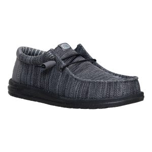 wally stretch sox granite grey/black