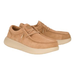 wally comf suede tobacco brown/irish cream