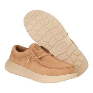 wally comf suede tobacco brown/irish cream