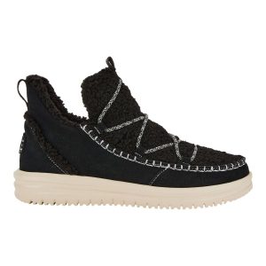 camden suede cozy black