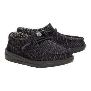 wendy toddler stretch sox black/black