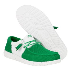 wally tri varsity mesh green/white