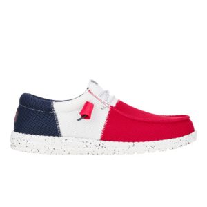 wally tri varsity mesh red/navy