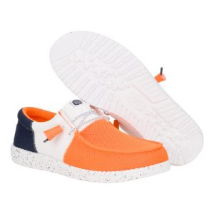 wally tri varsity mesh orange/white