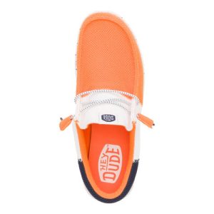 wally tri varsity mesh orange/white