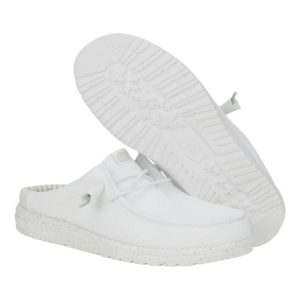 wally slip stretch sox white