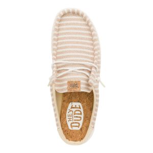 wally slip resort tan/white