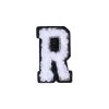 import placeholder for letter r patch black white 32594001