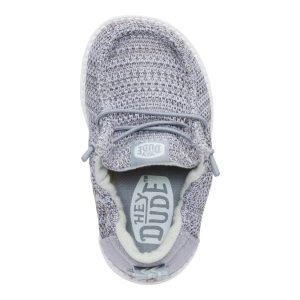 lildude slip on core grey/white