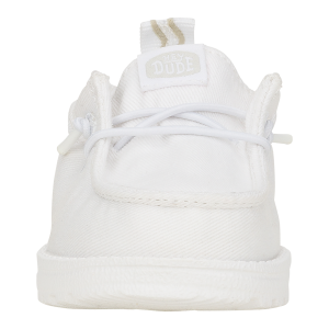 lildude infant slip on core white