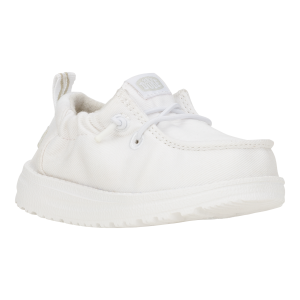 lildude infant slip on core white