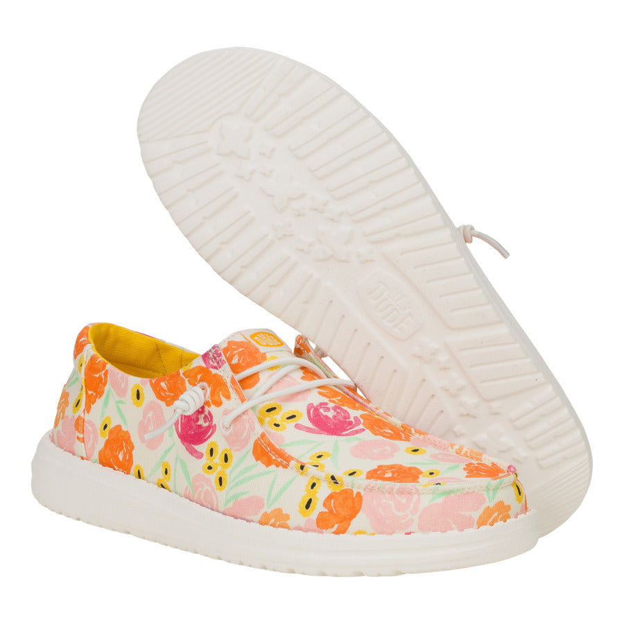 wendy watercolor florals multi/petal pink