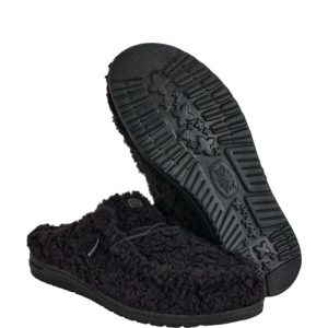 wendy slipper cozy black/black