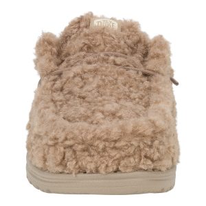 wally slipper cozy timber wolf