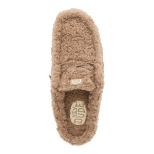 wally slipper cozy timber wolf