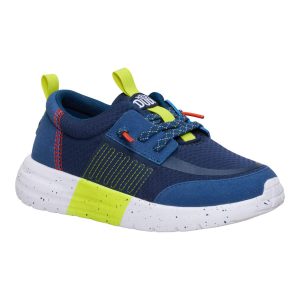sirocco play youth sport stripe navy/lime