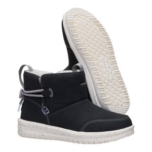 camden bow boot youth cozy black
