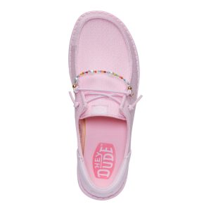 wendy funk mesh shoelry light pink