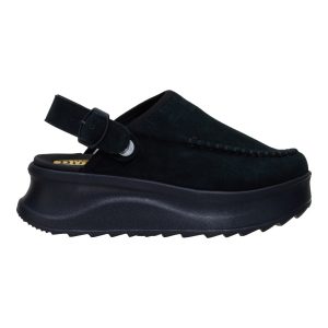 delray clog suede black