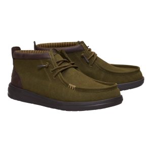 wally mid gripr vin classic dark olive/mole brown