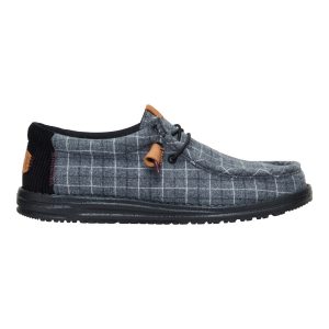 wally plaid corduroy black/multi