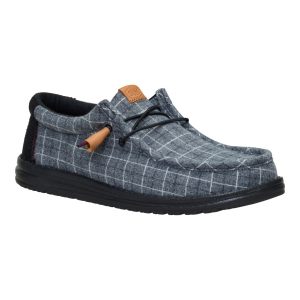 wally plaid corduroy black/multi