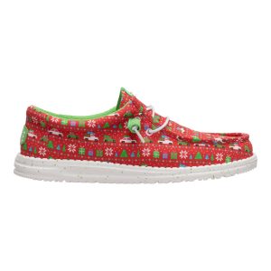 wally holiday sweater red/green/multi