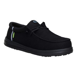 wally work comp toe black/black