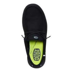 wally work comp toe wide black/black