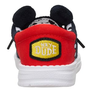 disney mickey mouse wally toddler black/red