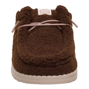 wendy slip sherpa dark brown