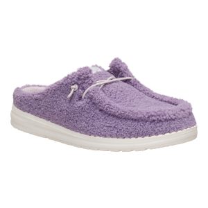 wendy slip sherpa purple ash