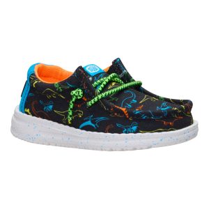 wally toddler dinoworld black/neon multi