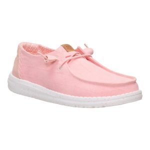 wendy chambray grid pale pink