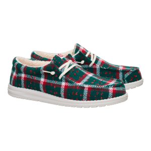 wally confetti plaid cozy red/green/multi