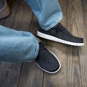 wally stretch canvas black/white